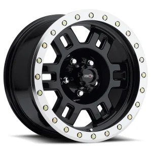 Vision Wheel Off-Road – 398 MANX – Black – 15″x8″ -19mm – Summer Wheels – 398-5873GBML-19